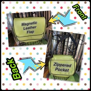 Lacoste Neon Olive Crossbody